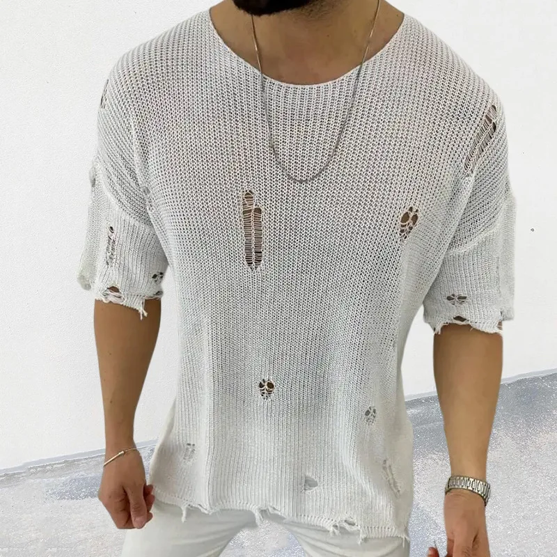 Summer Clothing Men 2025 - 2023 zomer nieuwe heren effen kleur