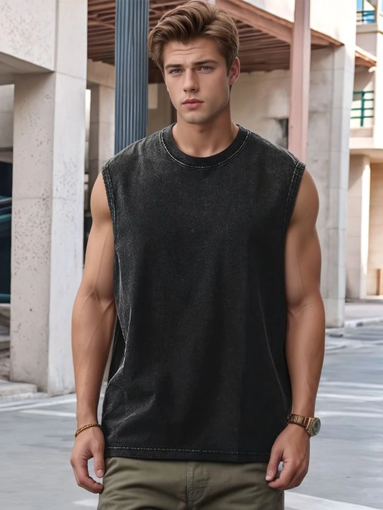 Summer Clothing Men 2025 - 2025 Zomer Nieuwe mannen Gewassen Katoen