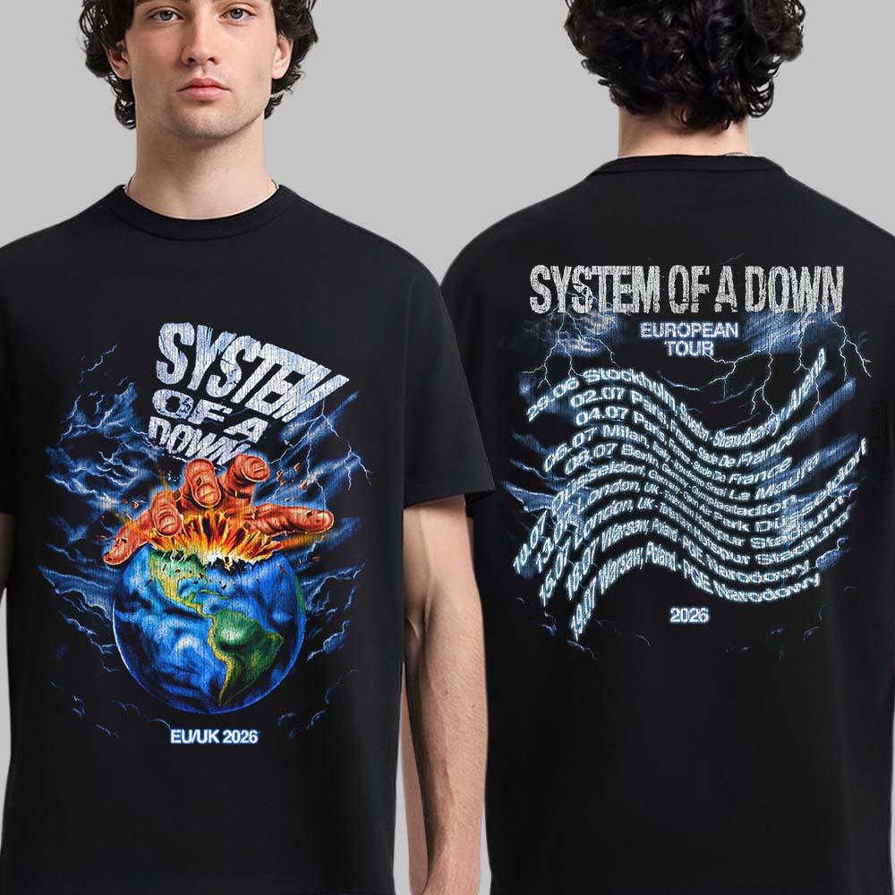 Summer Clothing Women Uk - System of A Down European Tour