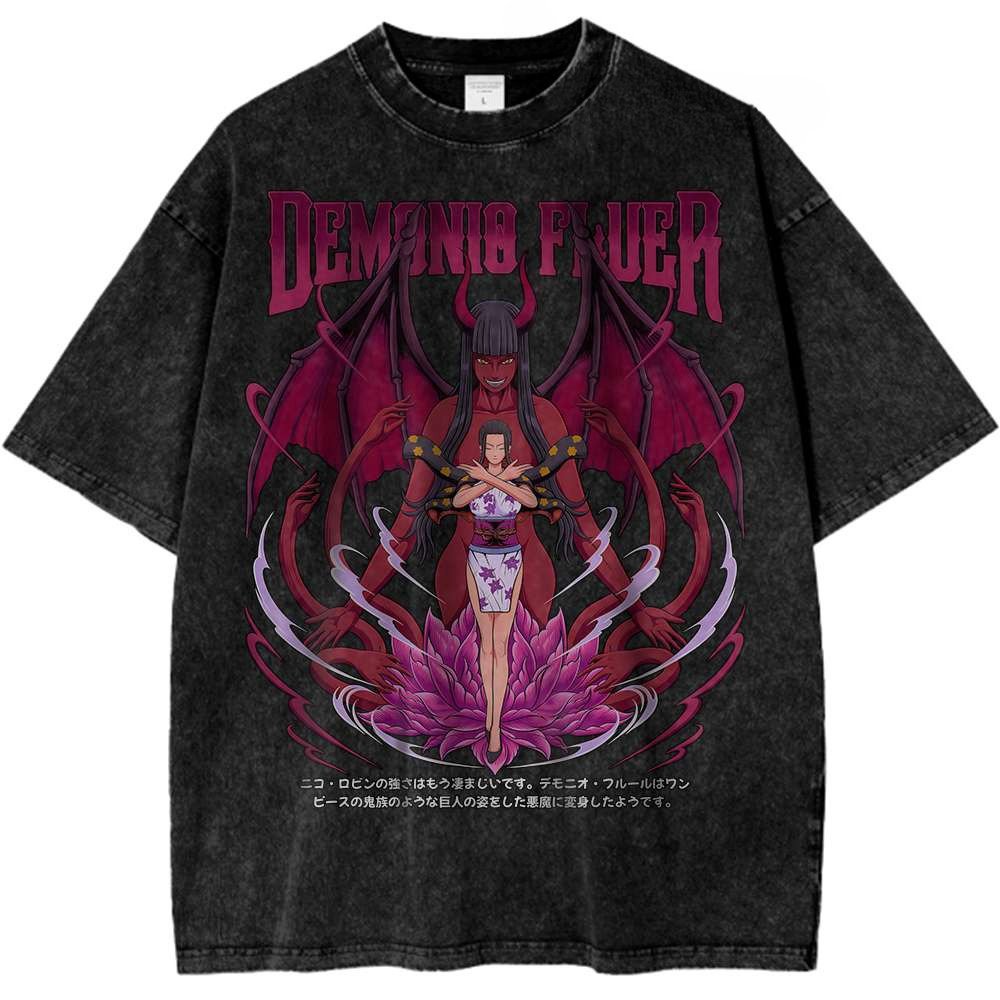 Summer Clothing Men 2025 - Nico Robin Een Stuk Anime T-shirt