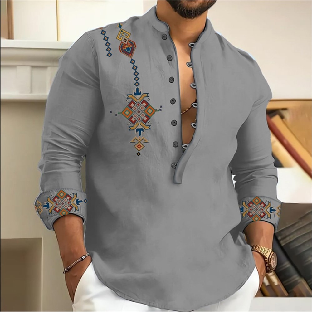 Summer Clothing Men 2025 - 2025 Zomer mannen Hawaiiaanse Shirt Lange