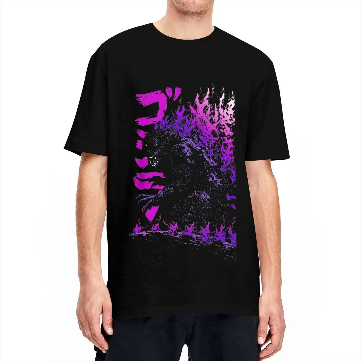 Vintage Summer Clothing Men - Mannen Millenium Godzillas T-shirts Movie Monters