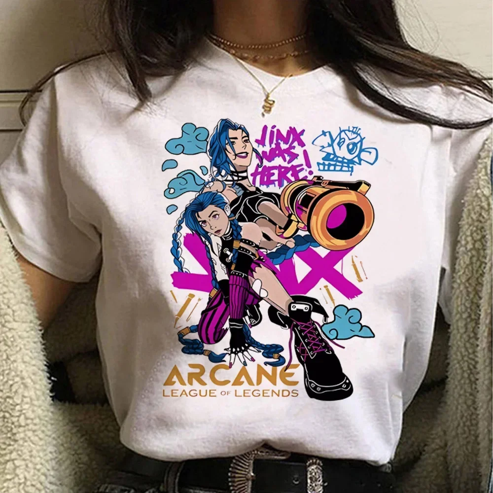 Jinx Arcane Monkey T-shirt Ani - Summer Grunge Clothing recensie en prijs