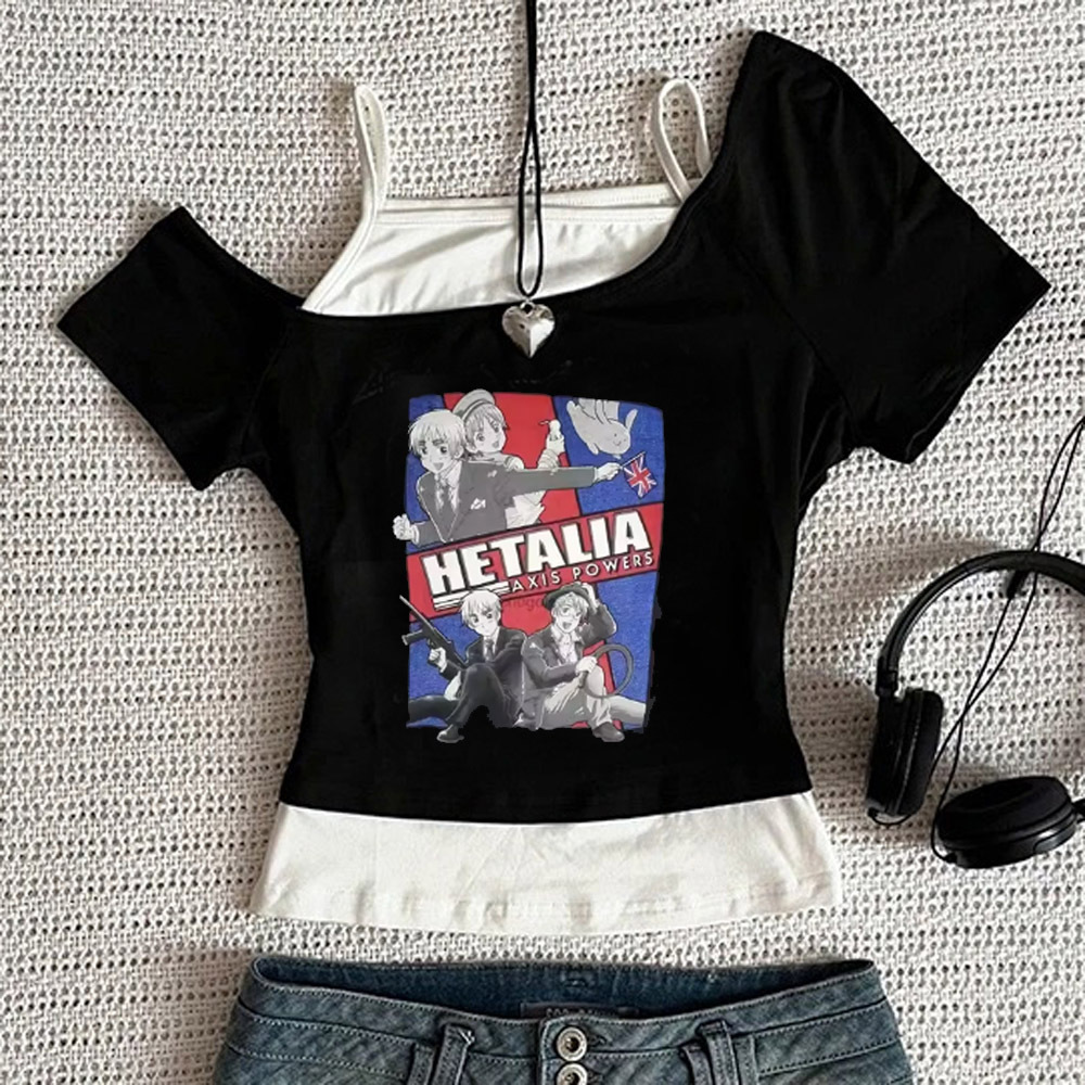 Hetalia crop top dames streetw - Summer Grunge Clothing recensie en prijs