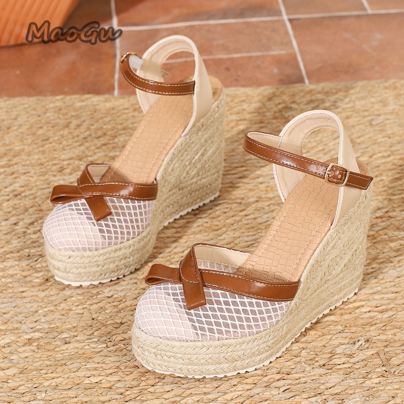 Size42 Dames Mesh Bow Espadril - Espadrille Sandal Women recensie en prijs