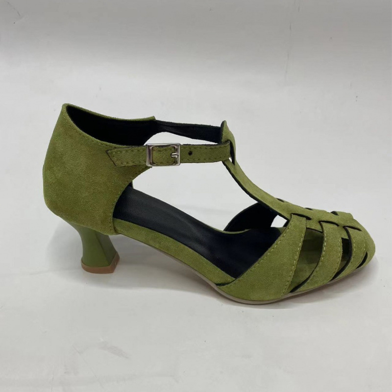 Dames Groene Suède Kitten Heel - Summer Clothing For Petite Women recensie en prijs