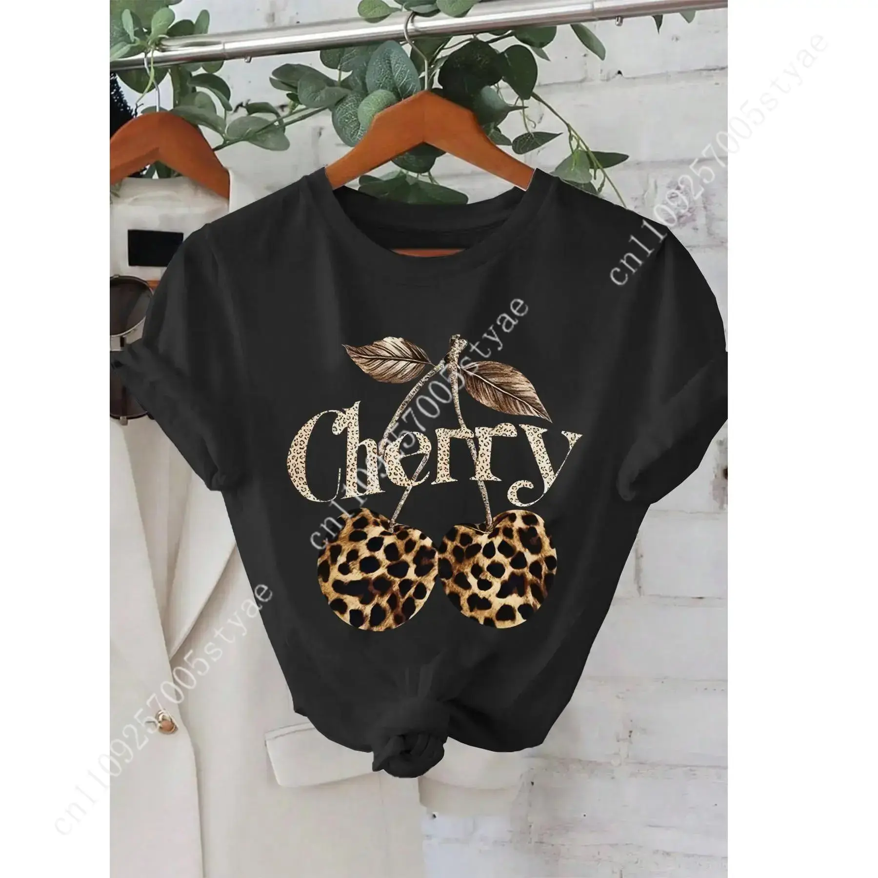 Dames T-shirt met kersen- en l - Summer Quilt recensie en prijs