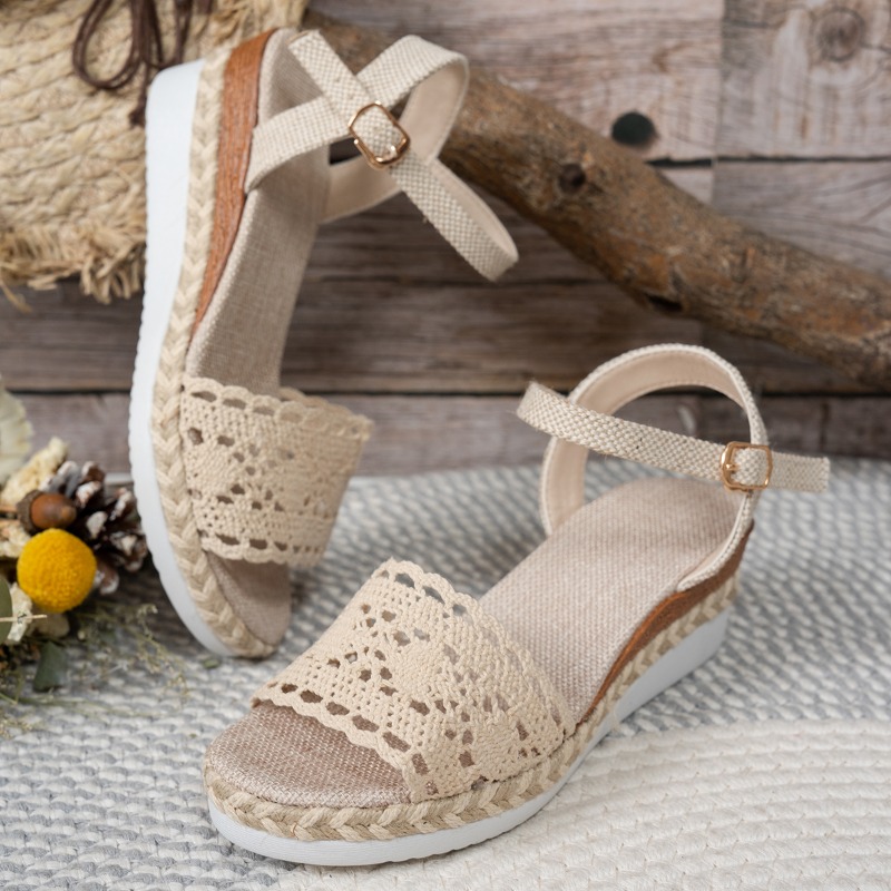 Dames kanten sandalen met slee - Espadrille Sandal Women recensie en prijs