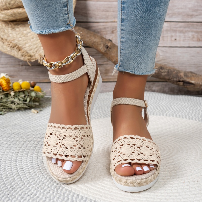 Dames kanten sandalen met slee - Espadrille Sandal Women recensie en prijs