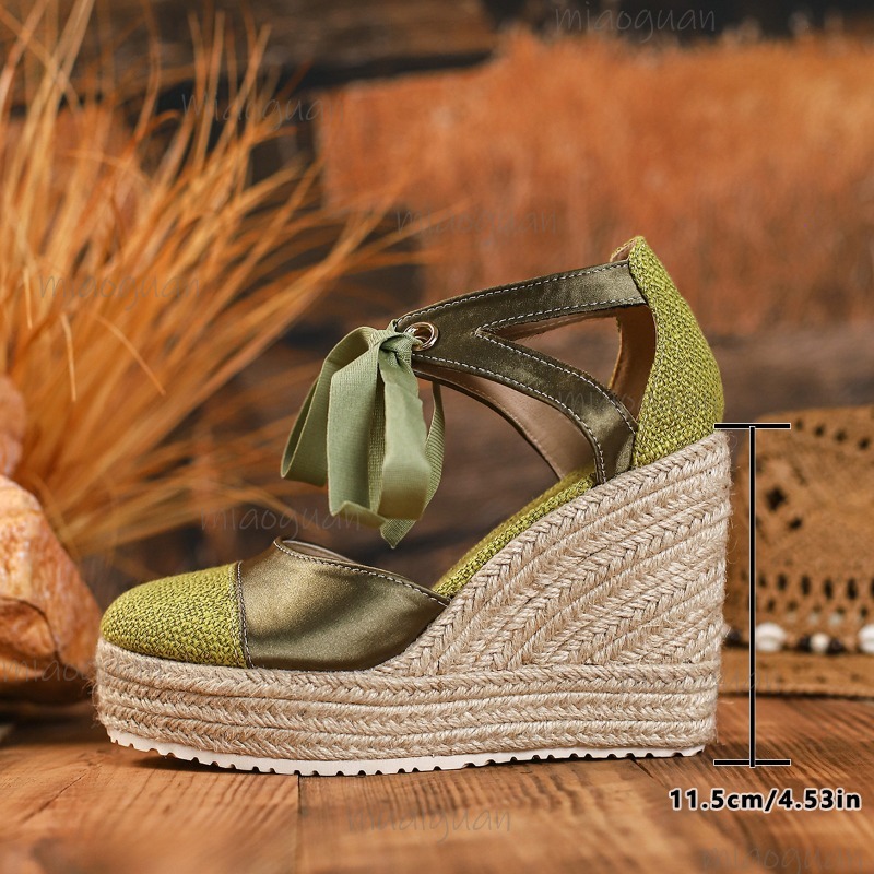 Ronde teen, hoge hak, dames sa - Espadrille Sandal Women recensie en prijs