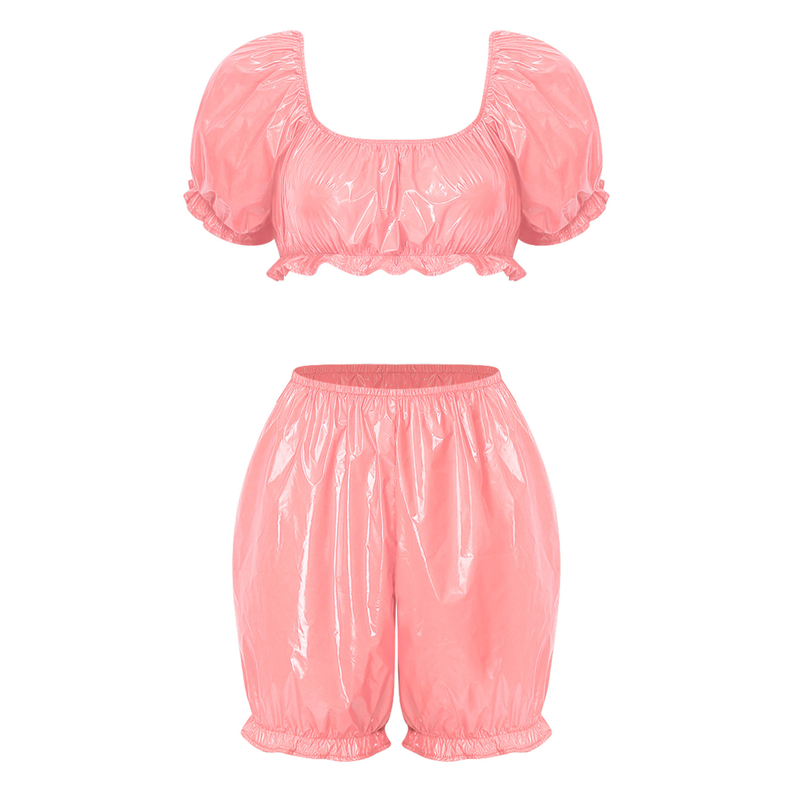 Dames Wetlook PU Leder Clubkle - Summer Clothing For Petite Women recensie en prijs
