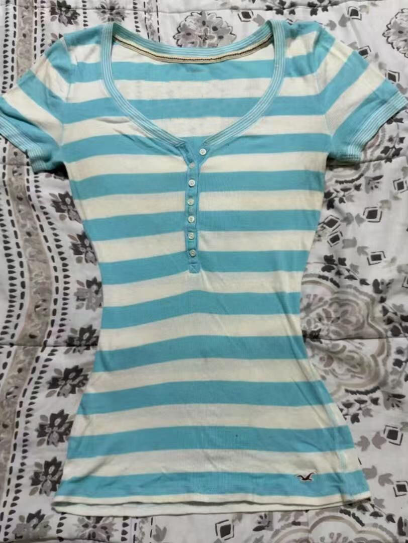 Stripe Blue Aesthetic 2000s St - Summer Grunge Clothing recensie en prijs