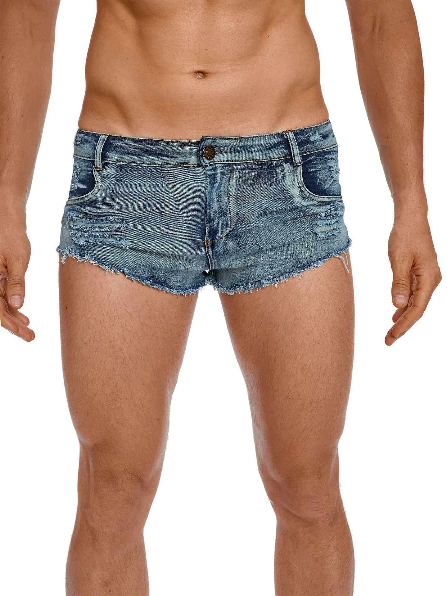 Heren jeansshorts met lage tai - Vintage Summer Clothing Men recensie en prijs